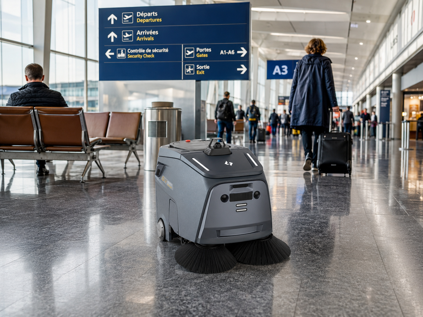 Aéroports & terminaux Gausium Beetle