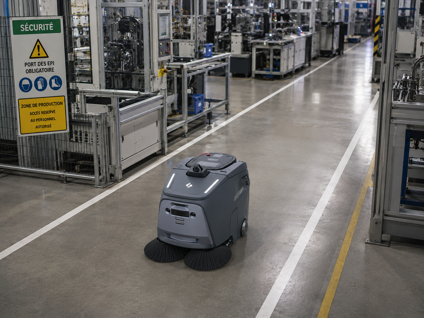Industrie & environnement de production Gausium Beetle