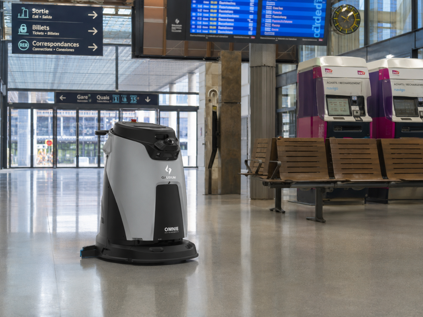 Aéroports, gares & terminaux Omnie